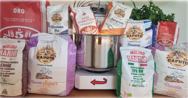 All essential ingredients and tools for professional-level Neapolitan pizza at home